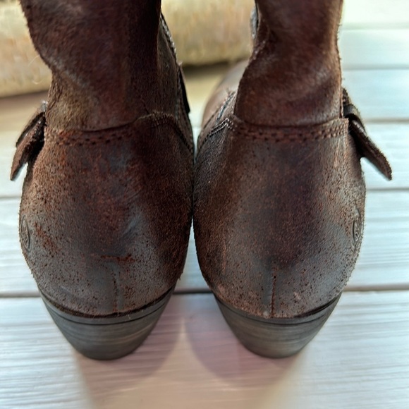 Born Womens Palmer Castagno Oiled Brown Suede size 8 - Picture 6 of 9